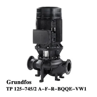 Grundfos TP 125-745/2 Booster Vertical in-Line Circulating Pump Multistage Centrifugal Pump