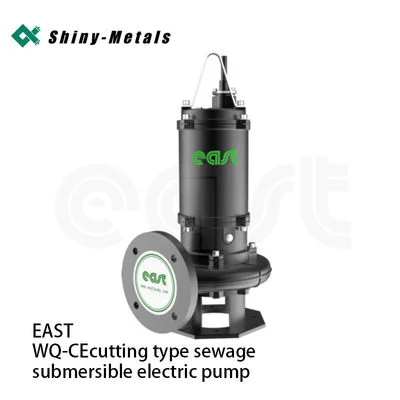 EAST Wq/CE Type Cuitting Submersiblesewage Pump Especially Suitable for Pumping Sewage and Waste Sites Containing Long Fiber Material