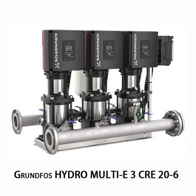 Grundfos HYDRO MULTI E 3 CRE 20-6 Water Supply Unit Boosting Unit For Clean Water Transfer And Maximum Pressure Of 25 Bar