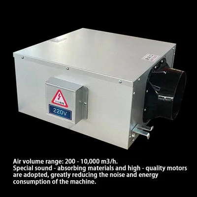 Super Slim Erv Fresh Air System Single Flow Air Purification Ventilation Hrv Air Recuperator